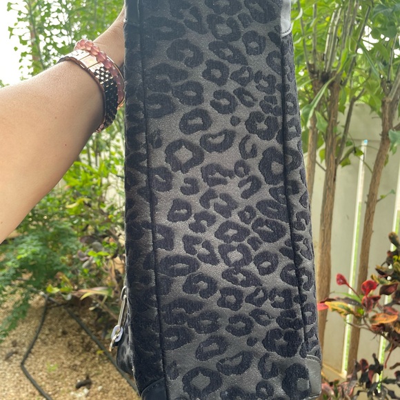 Coach Maddison Chenille Black Tote - Picture 3 of 8